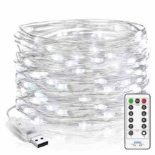 Copper Wire 3 Aa Lights Outdoor Holiday Decoration Led Battery Operated String Light fairy lights with remote